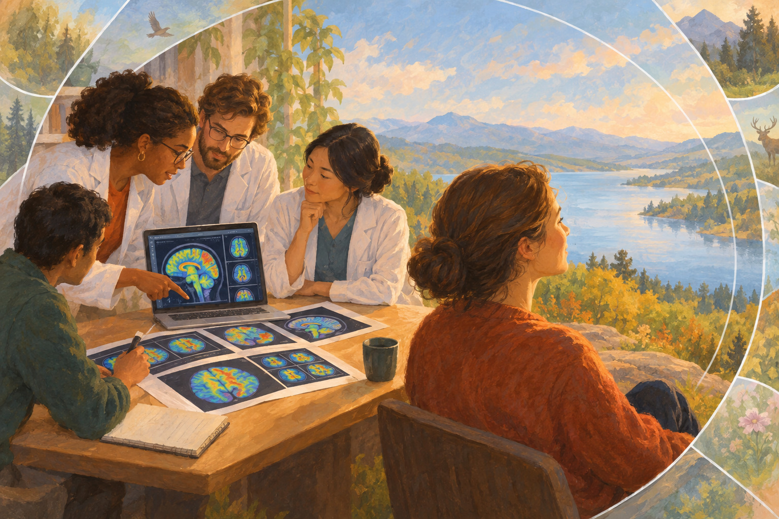Researchers study brain scans that show how peripheral vision can adapt in deaf adults.