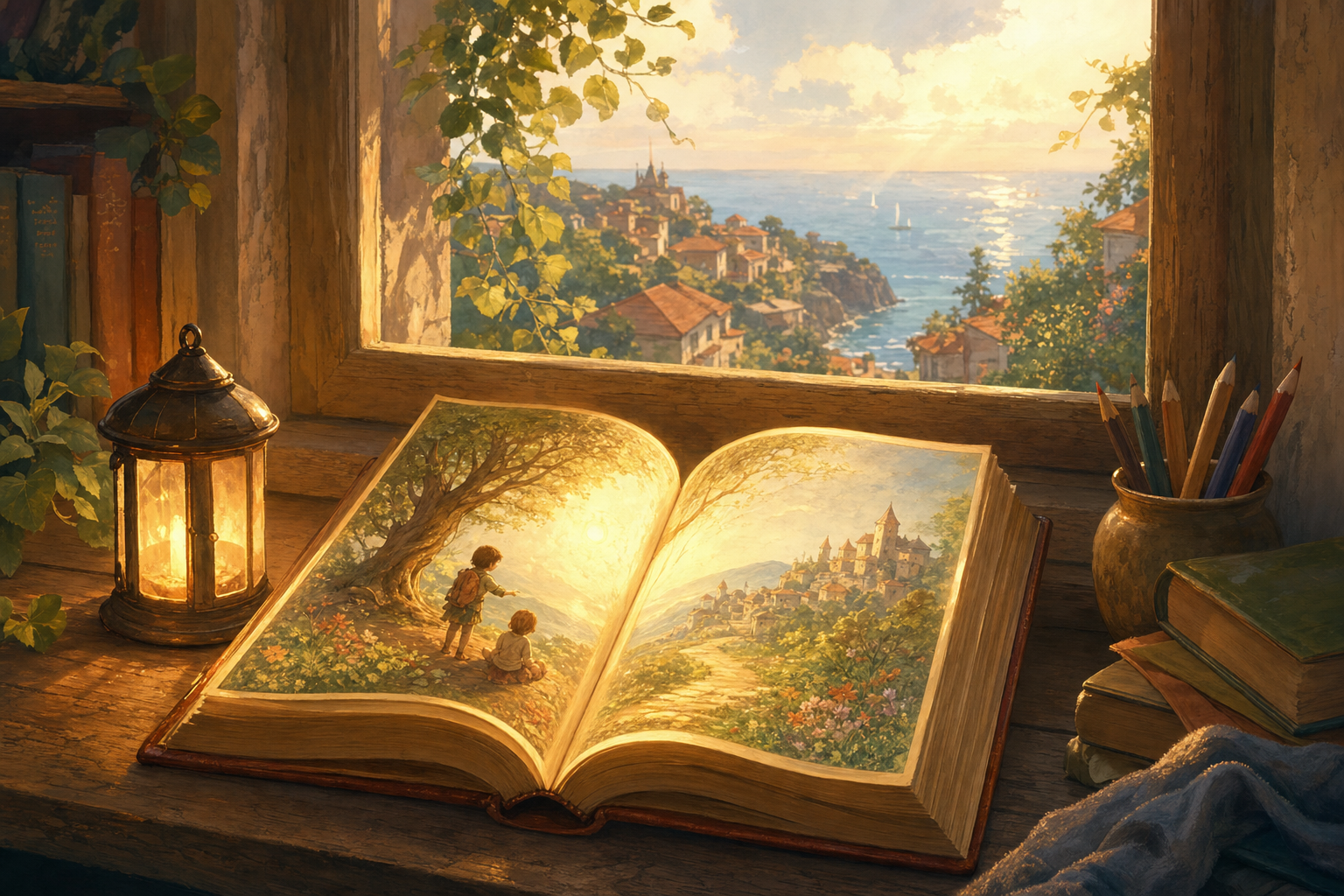 Warm illustration representing Education stories on Global Good News Daily.